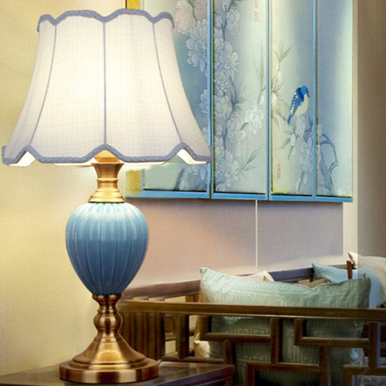 Lily - Scalloped/Tapered Table Lamp