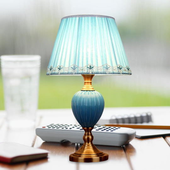 Lily - Scalloped/Tapered Table Lamp