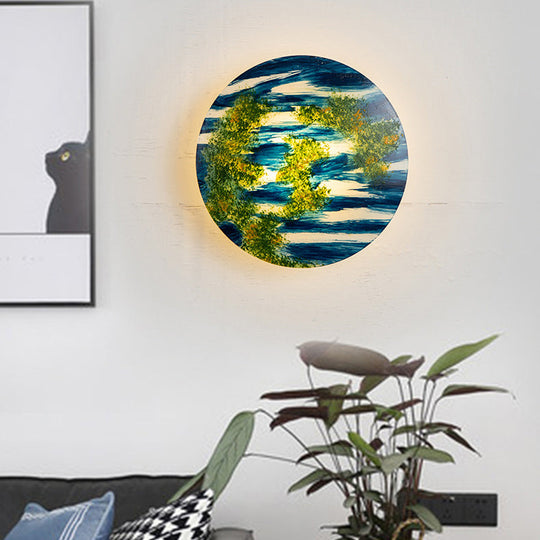 Modern Multi-Color Acrylic Wall Light For Living Room