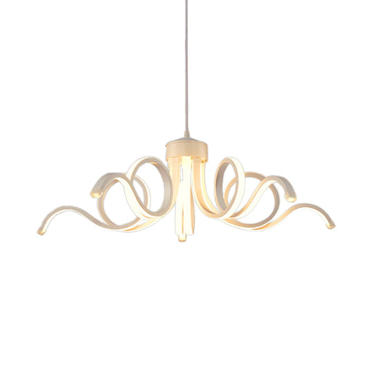 Octopus Chandelier - Simplicity Acrylic Led Pendant Light For Kitchen Warm/White Lighting