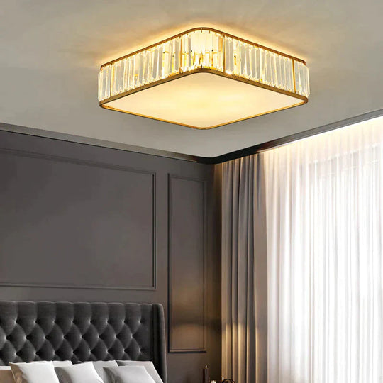 Simple Modern Crystal Lamp Atmosphere Dining Room Bedroom Ceiling