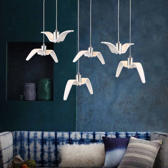 Art Deco Seagull Pendant Light For Childrens Room - Stylish And Playful