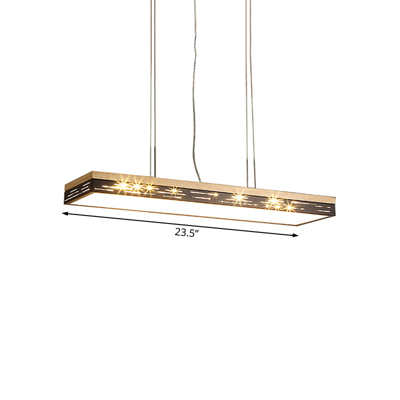 Modern Led Pendant Ceiling Light In Black - Multiple Sizes & Options Available