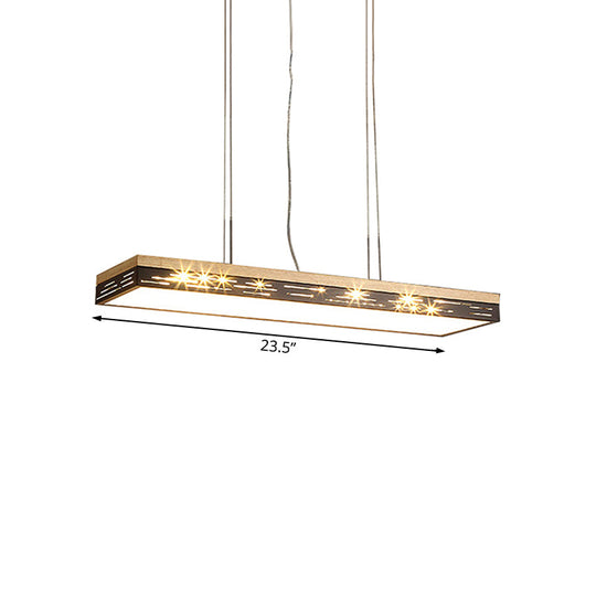 Modern Led Pendant Ceiling Light In Black - Multiple Sizes & Options Available