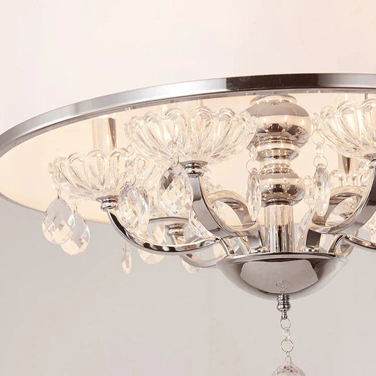 Luxury Crystal Living Room Hotel Chandelier LED Ceiling Lamp