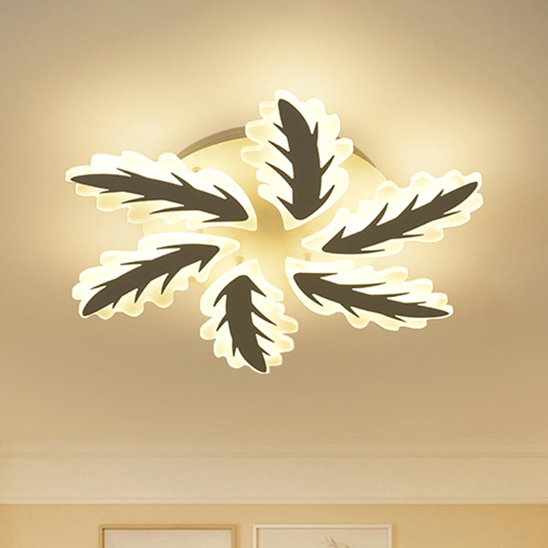 Windmill Acrylic Ceiling Light with 6/8/12 Brights in Warm, White, and Natural Light for Cozy Living Spaces