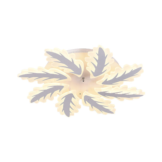 Windmill Acrylic Ceiling Light with 6/8/12 Brights in Warm, White, and Natural Light for Cozy Living Spaces