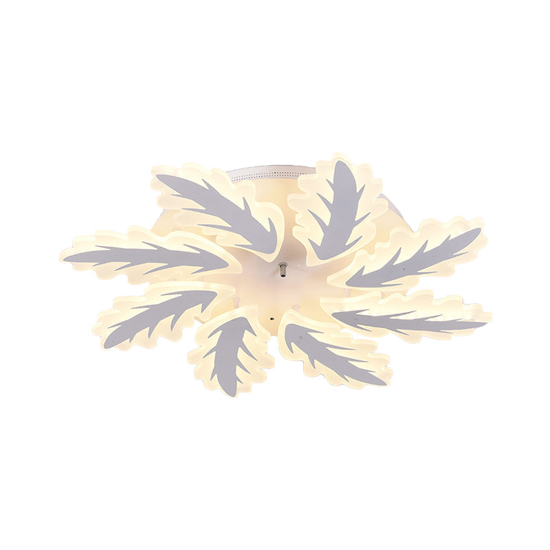 Windmill Acrylic Ceiling Light With 6/8/12 Brights In Warm White And Natural For Cozy Living Spaces