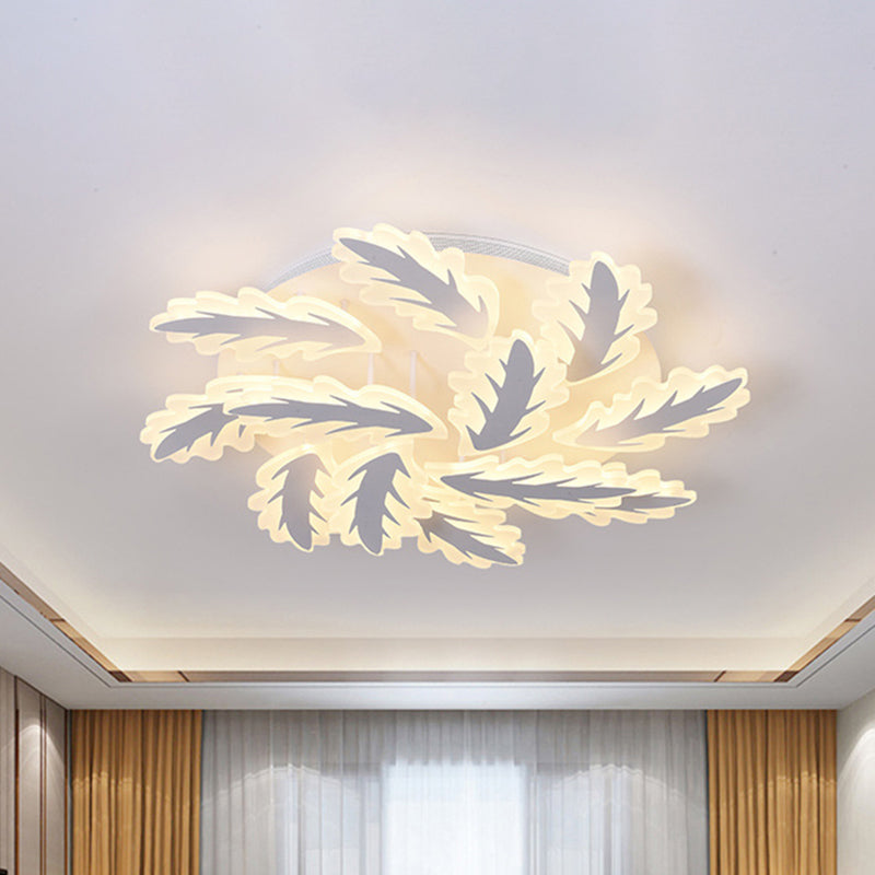 Windmill Acrylic Ceiling Light with 6/8/12 Brights in Warm, White, and Natural Light for Cozy Living Spaces