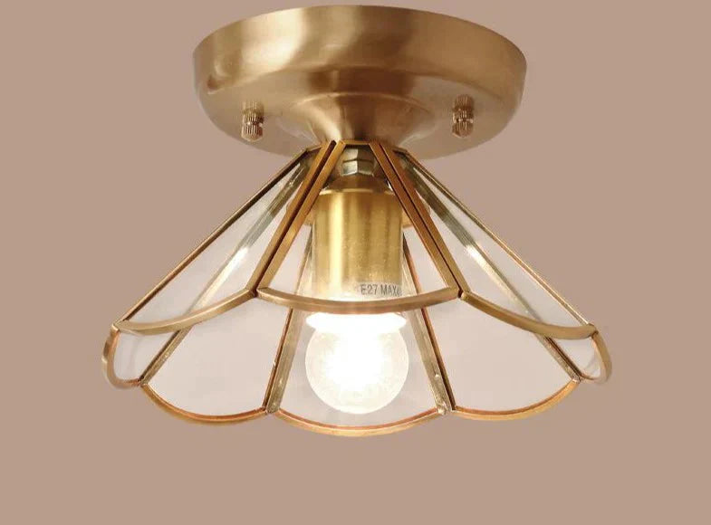 Modern Gateway Lamp Balcony Corridor All Copper Ceiling Lamp