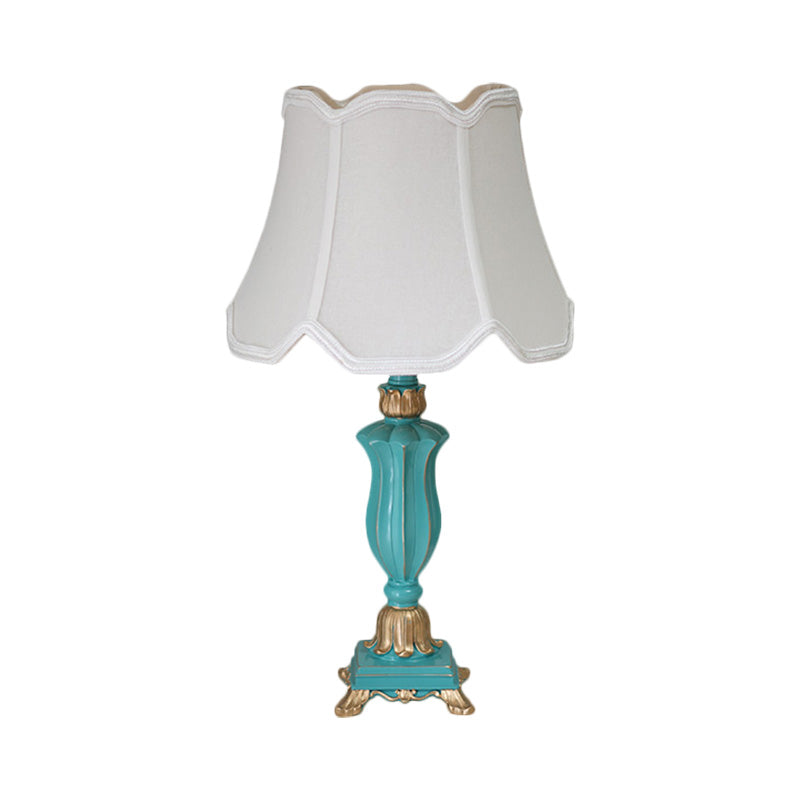 Prudence - White/Blue Table Lamp