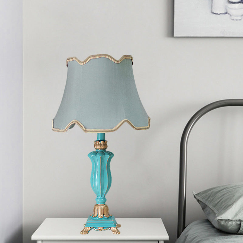 Prudence - White/Blue Table Lamp