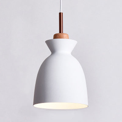 Nordic Style Aluminum Pendant Lamp With Hanging Shade Ideal For Porch Lighting White / 8