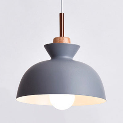 Nordic Style Aluminum Pendant Lamp With Hanging Shade Ideal For Porch Lighting Grey / 11