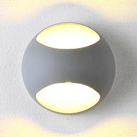 Nordic Metal Led Wall Lamp In Yellow/Grey/Green