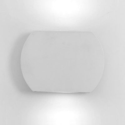 Simple Style Aluminum Oval Wall Mounted Led Light For Corridor - 1.5/2 Wide White Fixture / 2