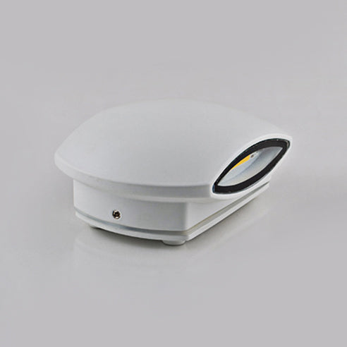 Simple Style Aluminum Oval Wall Mounted Led Light For Corridor - 1.5/2 Wide White Fixture