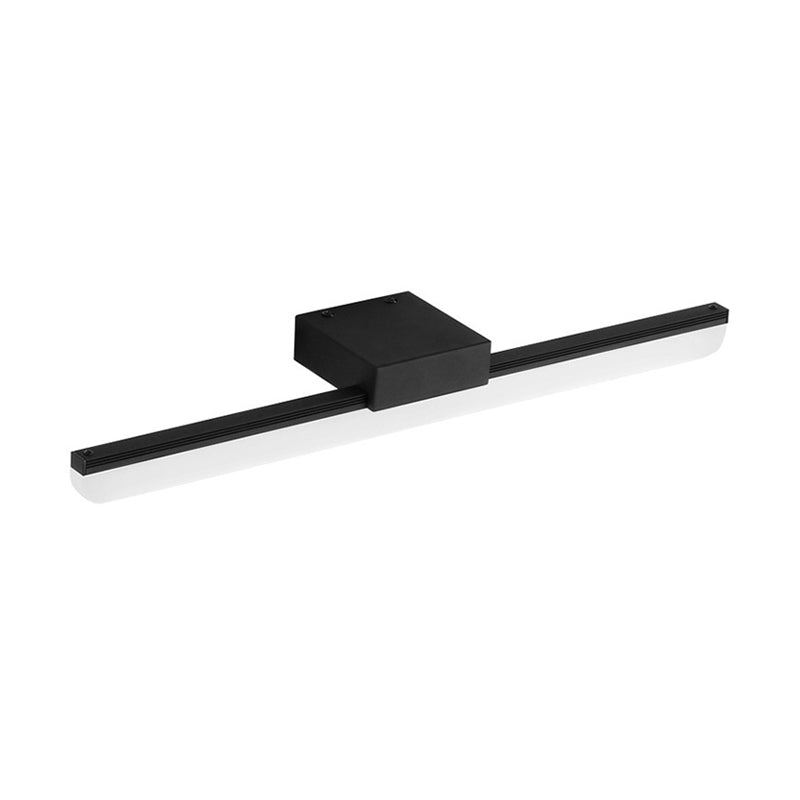 16/20 Ultra-Thin Acrylic Led Wall Light Sconce - Modern Style Black Or White Finish Warm