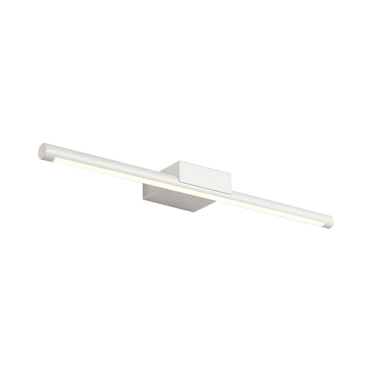 Sleek Led Vanity Lamp With White Acrylic Shade - Warm/White Light 16/19.5 Wide