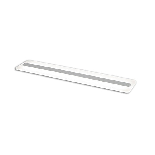 Wide Linear LED Modern Ceiling Light Fixture - 16"/23"/31.5" Flushmount Reception, Acrylic, Warm/White Light