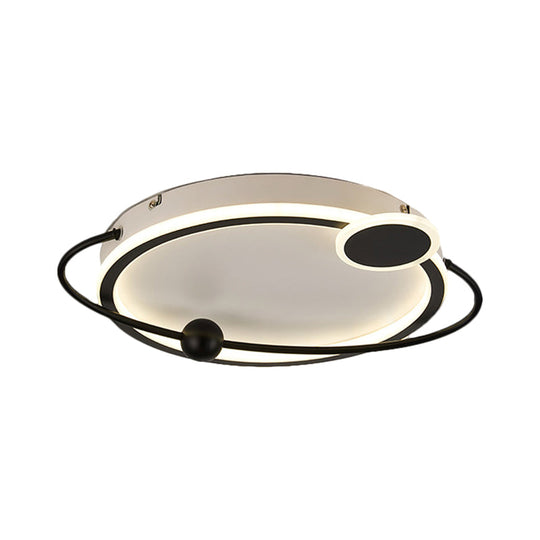 Contemporary Gold/Black Led Flush Ceiling Light Warm/White 19/23.5 Dia

Or

Modern Dia