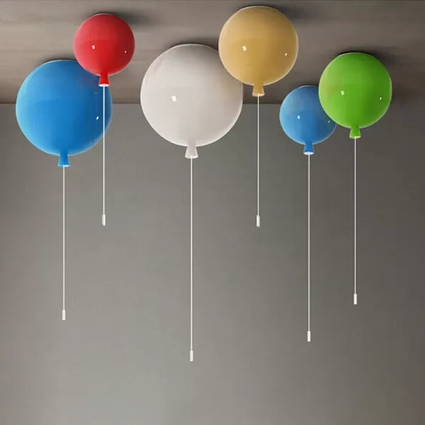 Modern Balloon Flush Ceiling Light Stylish Acrylic Lamp For Foyer