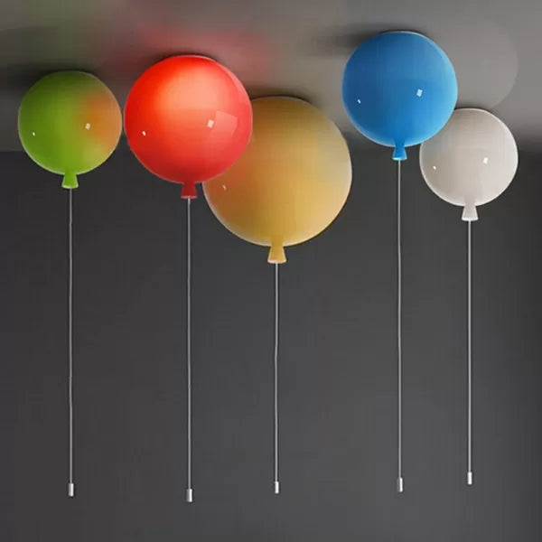 Modern Balloon Flush Ceiling Light Stylish Acrylic Lamp For Foyer