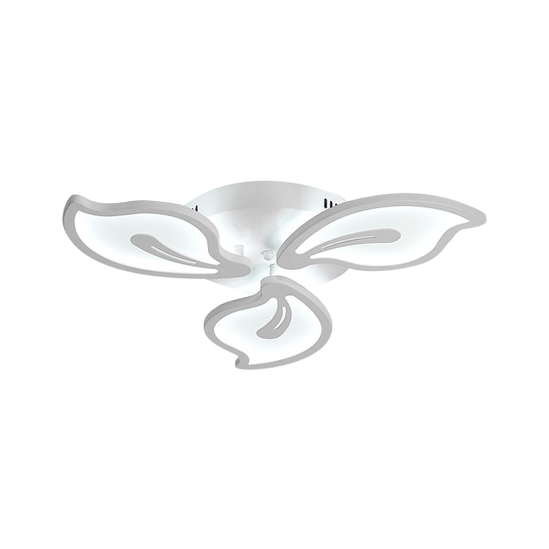 Modern Acrylic Bauhinia Flush Ceiling Light with LED 3/5/9-Light Fixture in Warm/White/Natural