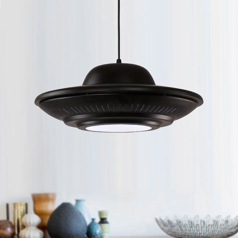 Vintage Metal Ufo Pendant Light For Stylish Restaurant Dining Room Suspension