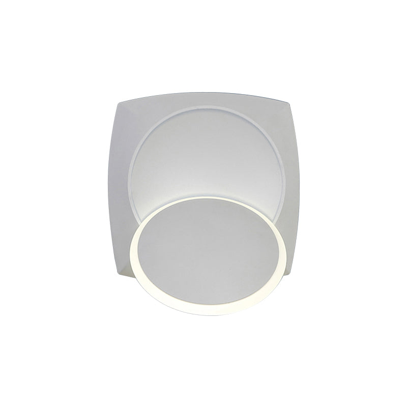 Minimalistic Rotatable Metallic Wall Sconce With Led Warm/White Lighting