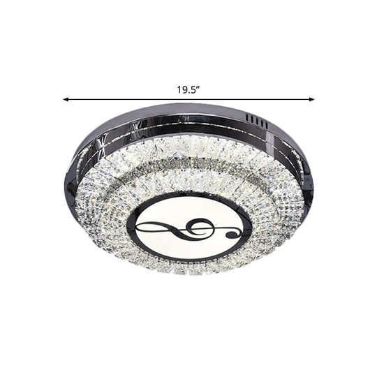 Stainless Steel Led Crystal Ceiling Lamp With Modern Design And Pattern Options