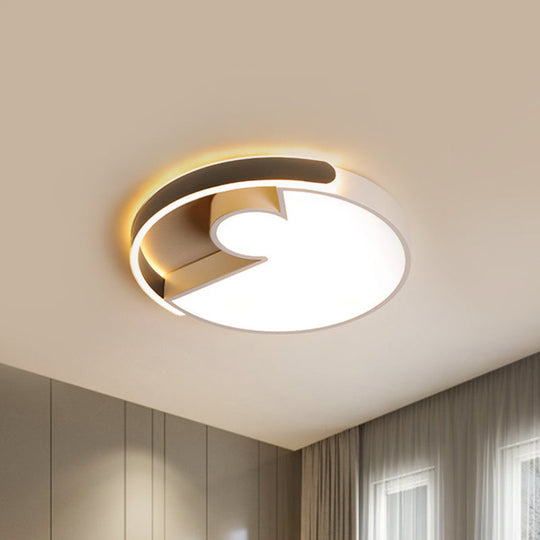 Rounded Splicing Ceiling Flush Acrylic Led Lighting 18/22 Dia Modern Design Warm/White Light