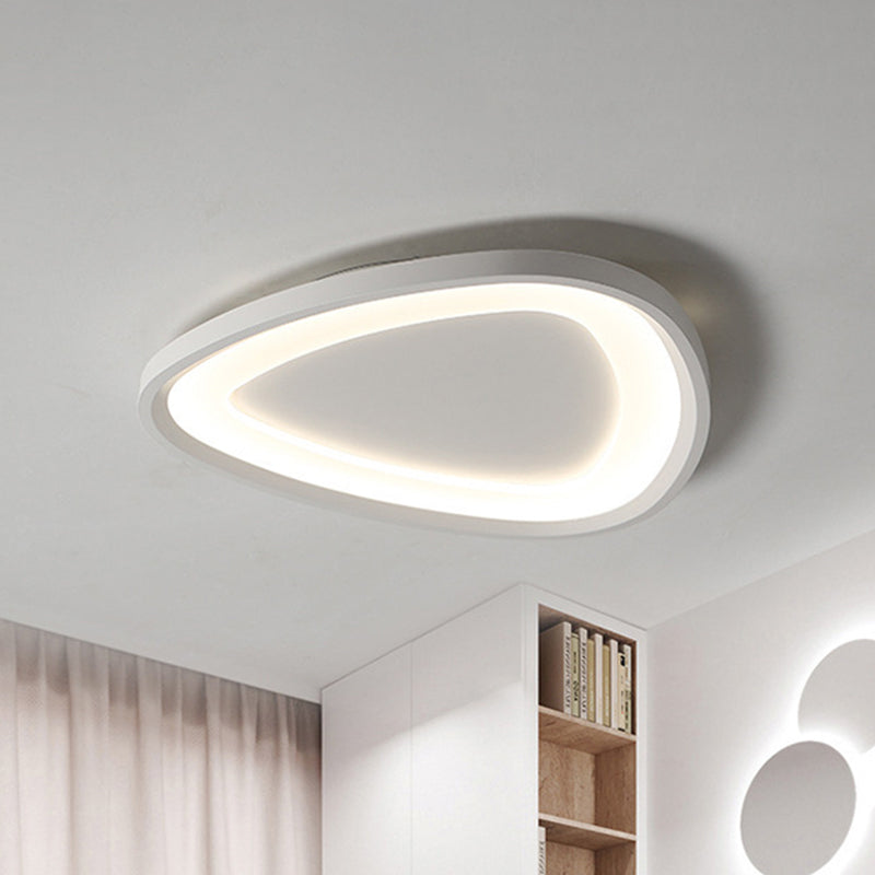 Modern Raindrop LED Ceiling Light in Warm/White for Kitchen - 18"/23.5" W