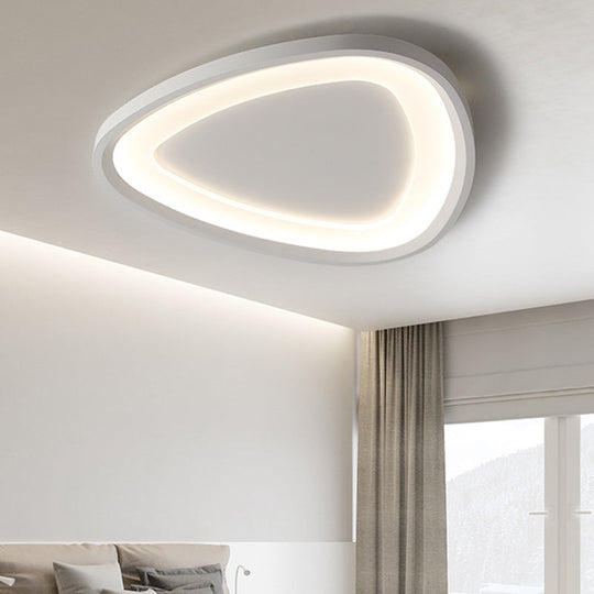 Modern Raindrop LED Ceiling Light in Warm/White for Kitchen - 18"/23.5" W