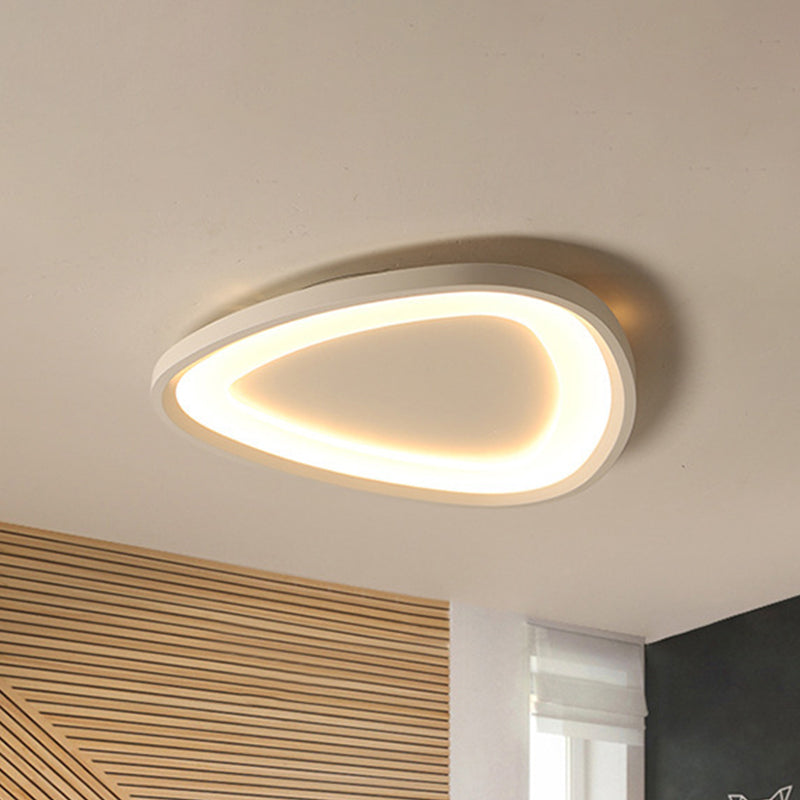 Modern Raindrop LED Ceiling Light in Warm/White for Kitchen - 18"/23.5" W