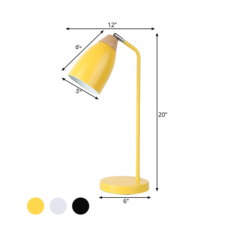 Sadalmelik - Yellow/Black/White Table Lamp