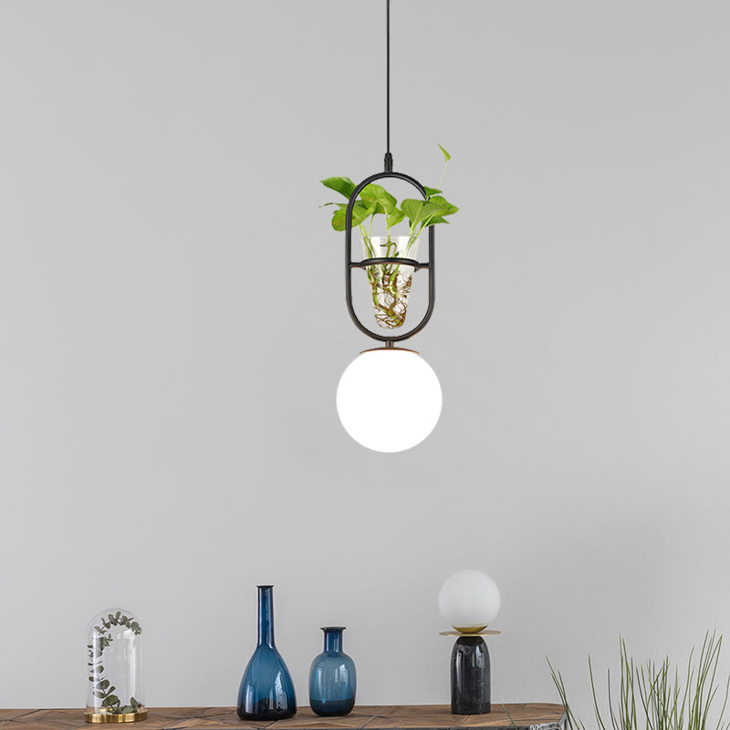 White Glass Factory Hanging Pendant Ceiling Light with Unique Design Options