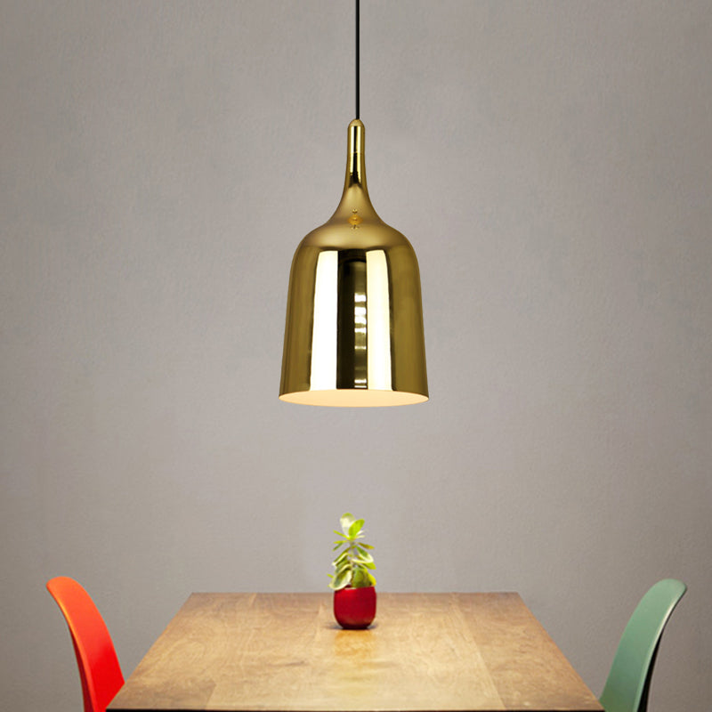 Industrial Style Hanging Light with Gold Finish - Perfect for Living Room and Bedroom