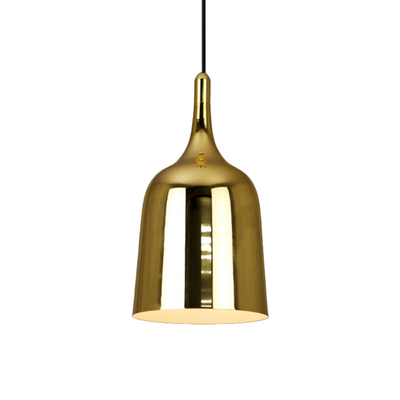 Industrial Style Hanging Light with Gold Finish - Perfect for Living Room and Bedroom