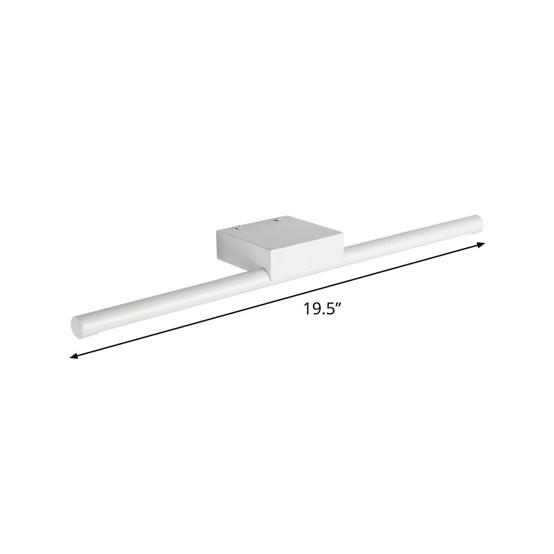 Pole Vanity Lighting: Modern Led Wall Mount Light In Warm/White Multiple Length Options