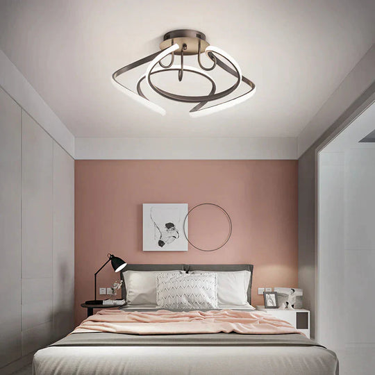 New Modern Simple Led Bedroom Ceiling Lamp