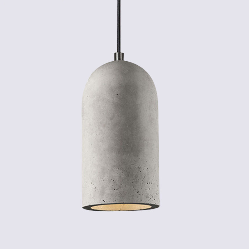 Aurora - Grey Cement Down Lighting Pendant Ceiling Light