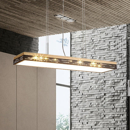 Modern Led Pendant Ceiling Light In Black - Multiple Sizes & Options Available