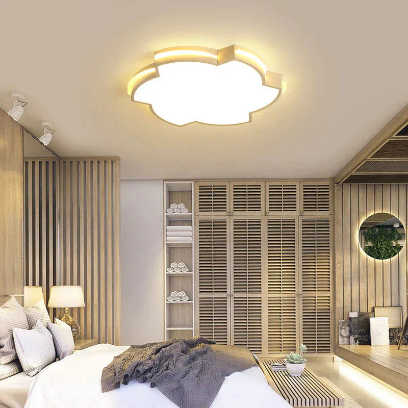 Led Ceiling Lamp Pattern Simple Modern Creative Bedroom Lamp