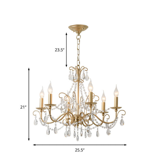 Suspension moderne en perles de cristal avec finition champagne - 3/6 lumières - Plafonnier suspendu"

 Ce titre révisé est plus court et plus concis tout en transmettant tous les mots-clés importants à des fins de référencement.