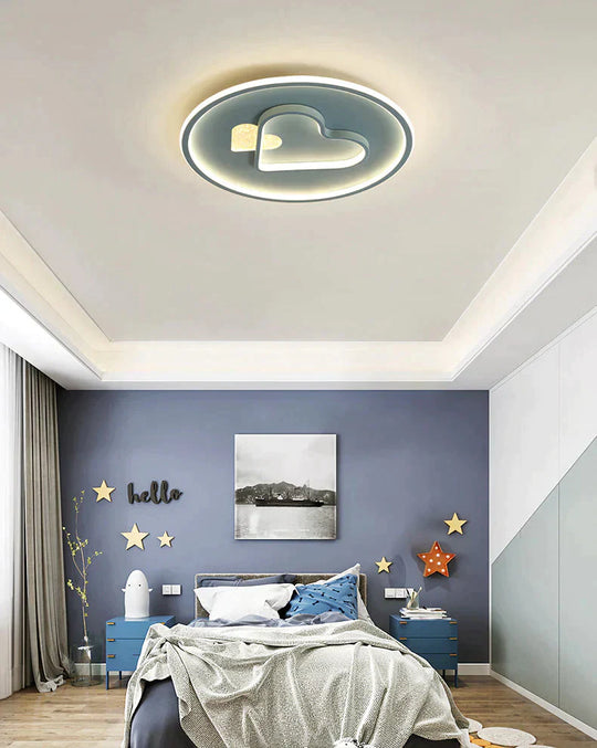 Modern Minimalist Bedroom Love Led Ceiling Lamp