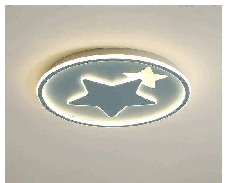 Modern Bedroom Star Round Ceiling Lamp