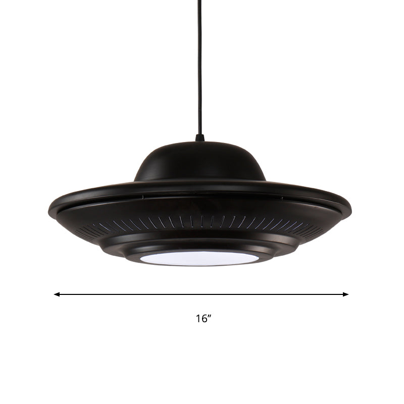 Vintage Metal Ufo Pendant Light For Stylish Restaurant Dining Room Suspension