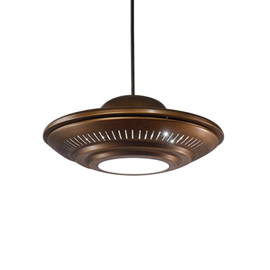 Vintage Metal Ufo Pendant Light For Stylish Restaurant Dining Room Suspension