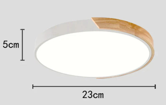 Colorful Nordic Wood led Ceiling Lights